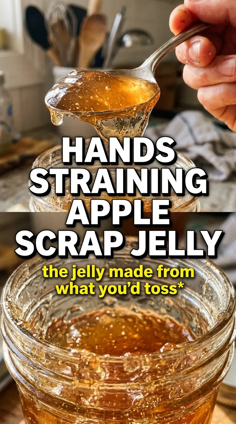 Apple Scrap Jelly golden clear