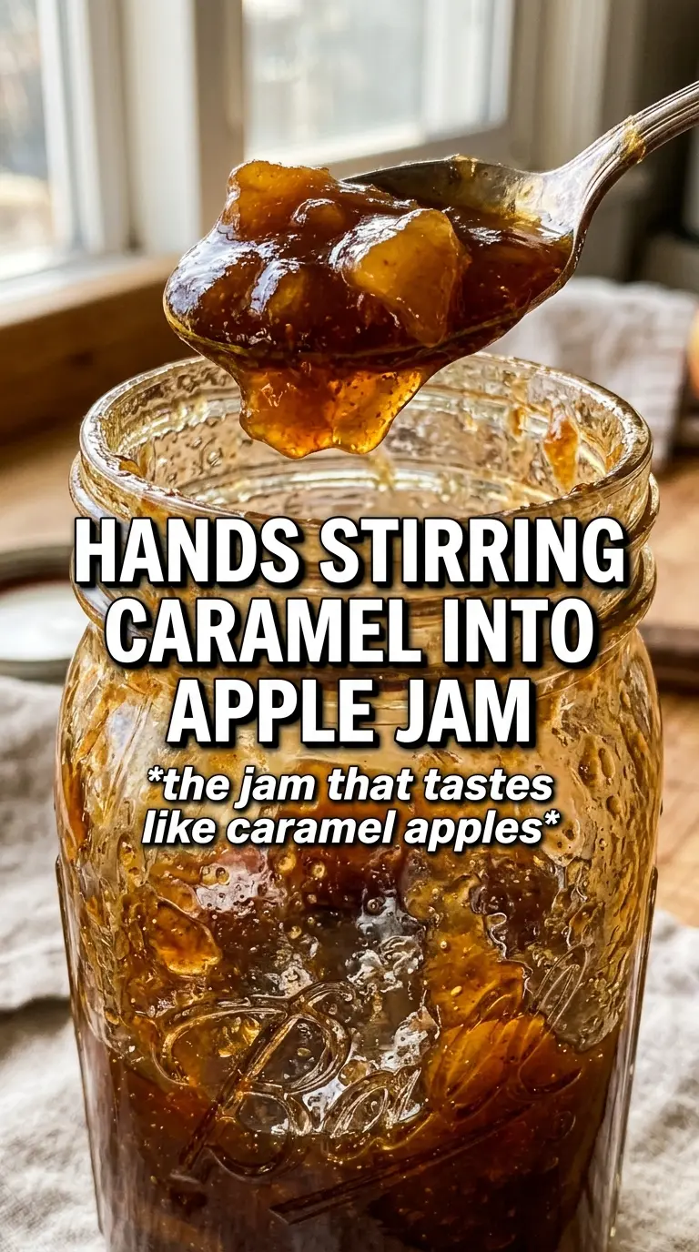 Caramel Apple Jam thick spreadable spiced