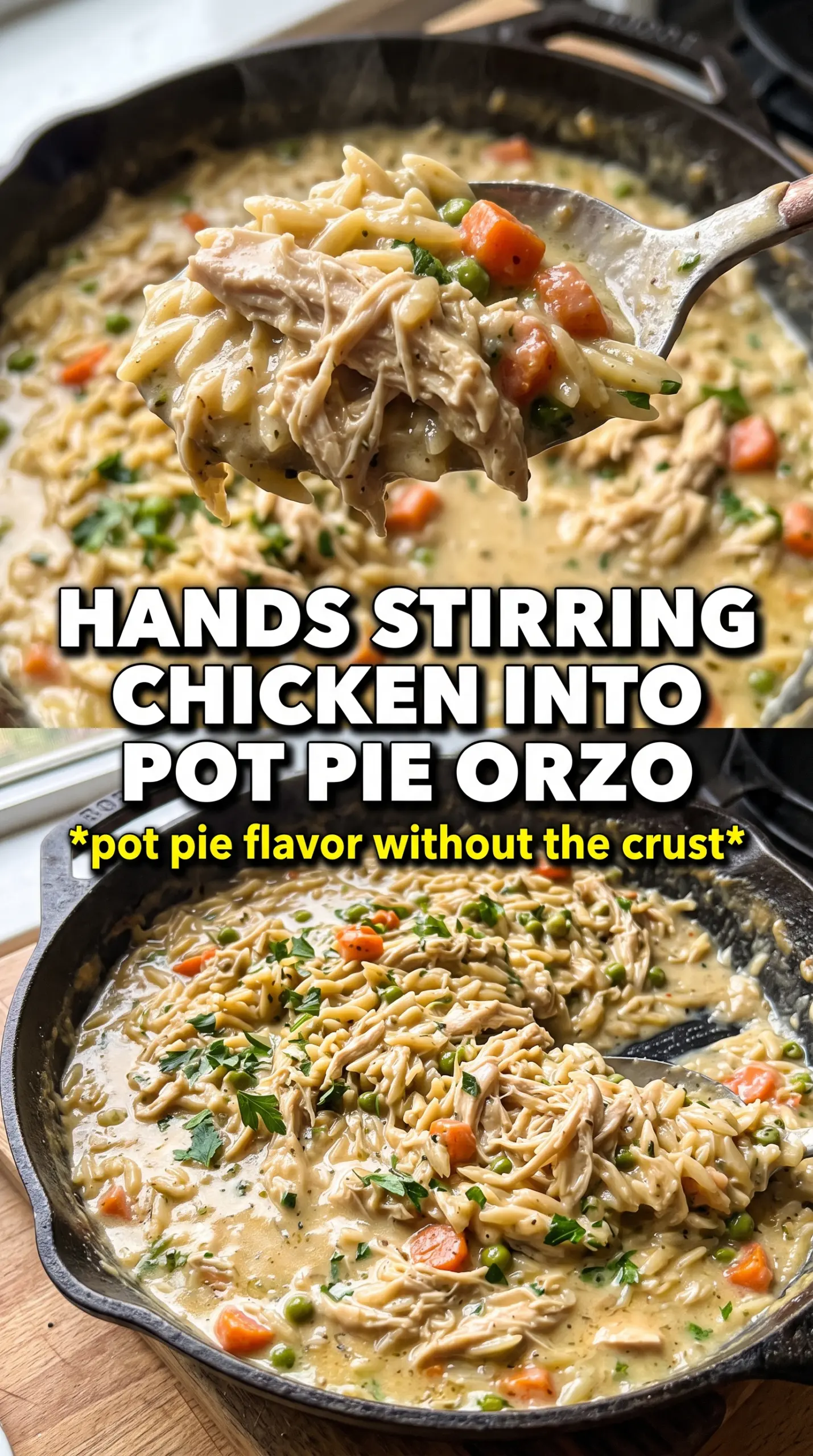 Prepared recipe ready to serve