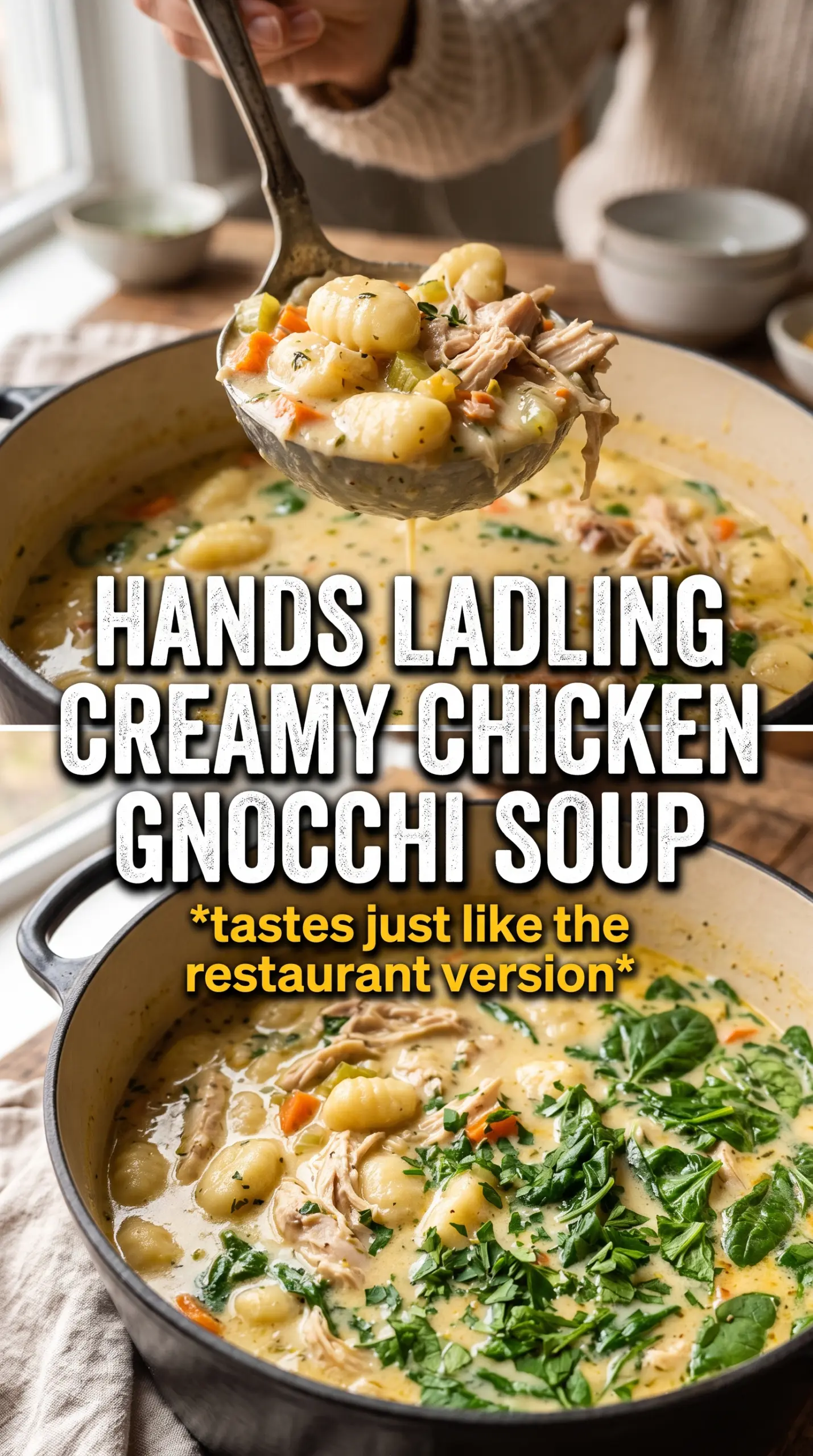 Prepared recipe ready to serve