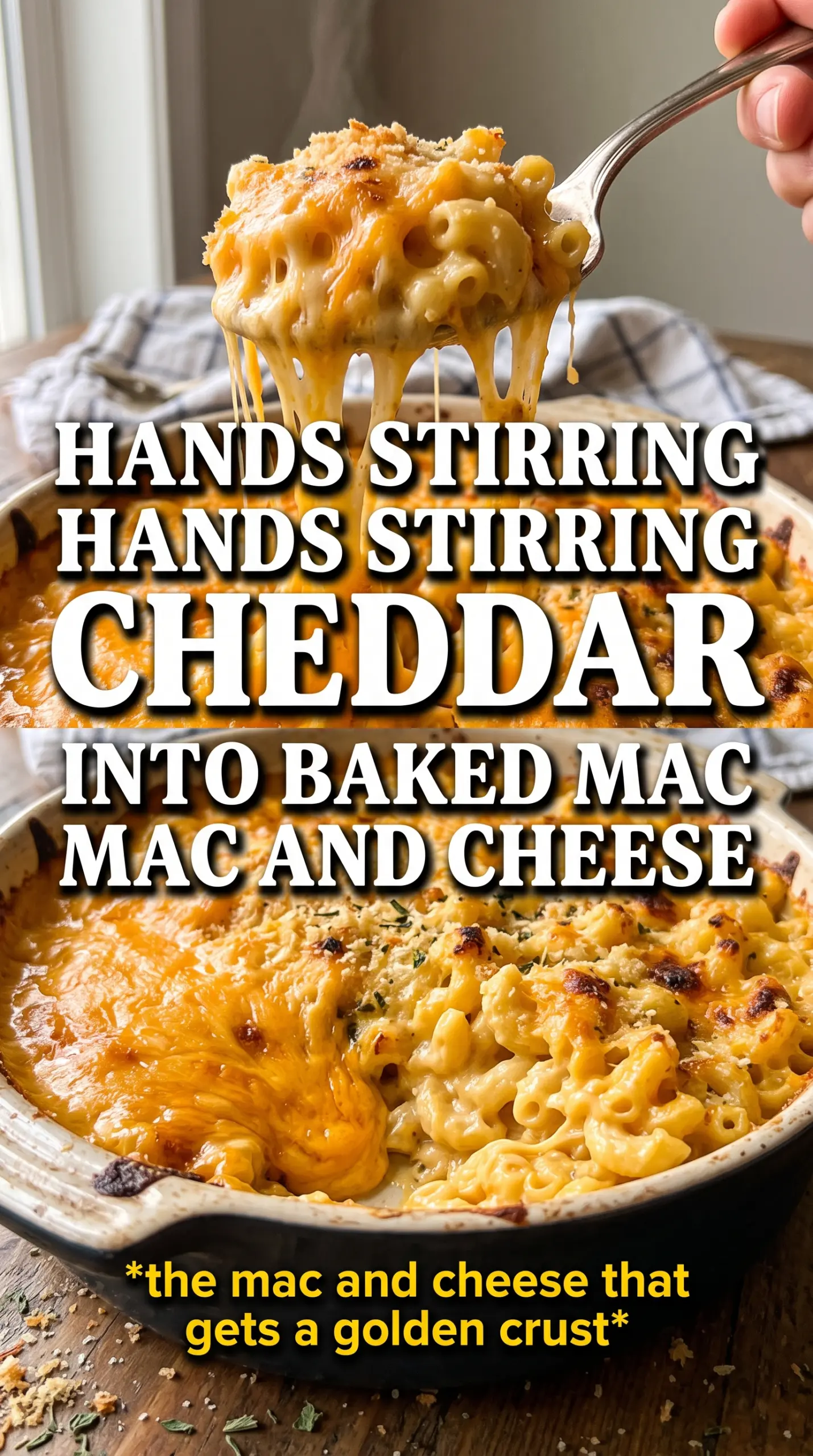 Southern Mac and Cheese creamy baked cheesy
